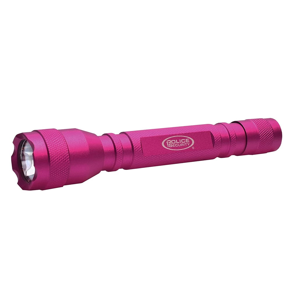 Police Security Maiden LED Womens Flashlight (Pink) 120 Meter Beam Distance