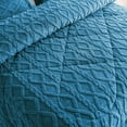 thumbnail image 3 of NC 3 Piece Sherpa Blanket,Winter Warm 3 Ply Borrego Fleece Blanket,King 79"x 91",Blue, 3 of 6