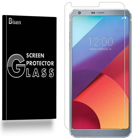 LG G6 / LG G6  (2017 Release) [2-Pack BISEN] 9H Tempered Glass Screen Protector, Anti-Scratch, Anti-Shock, Shatterproof, Bubble Free