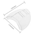 thumbnail image 2 of Safety Glasses Side Shields For Eye Glasses, Slip On Clear Eye Glasses Side Shields, Fits For Eyeglasses Bracket Width Is More Than 12mm, 2 of 5