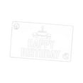 thumbnail image 1 of Plantilla para decoración de pasteles, galletas, decoración de pasteles, herramienta creativa multiusos para hornear Cumpleaños, 1 of 8
