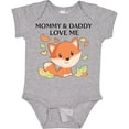 thumbnail image 3 of Inktastic Mommy and Daddy Love Me- Little Fox Boys or Girls Baby Bodysuit, 3 of 5