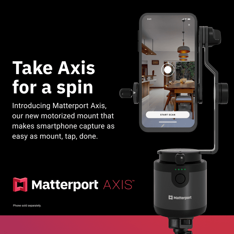 Matterport Axis Gimbal Stabilizer - Compact Handheld 3D 360 Matterport Axis Gimbal Stabilizer - Compact Handheld 3D 360