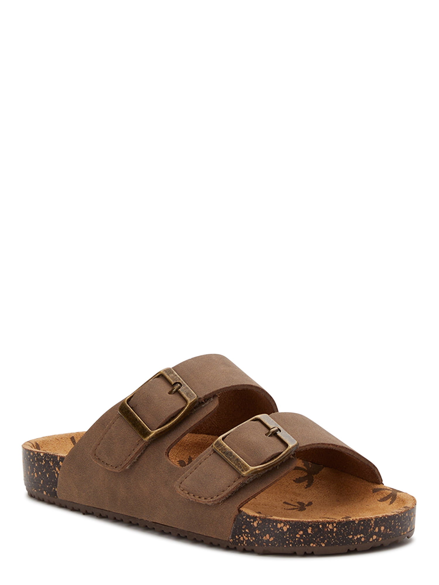 Wonder Nation Little Boys and Big Boys Two Buckle Sandals, Sizes 12-6