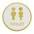 thumbnail image 1 of Letrero de Baño de 20cm, Placa Acrílica para Baño, Símbolos de Baño, Decoración de Señalización de Puerta para Hogares, Hoteles, Tiendas Y Estacionami Estilo C, 1 of 8
