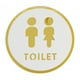 thumbnail image 1 of Letrero de Baño de 20cm, Placa Acrílica para Baño, Símbolos de Baño, Decoración de Señalización de Puerta para Hogares, Hoteles, Tiendas Y Estacionami Estilo C, 1 of 8
