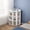 White, variant on Zenira Simple style, modern trend, hexagonal multi-layer corner multi-functional storage, with charging slots, shelves, White