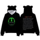 thumbnail image 4 of Doors Roblox-Sudadera con capucha y orejas de gato para parejas, suéter informal holgado de moda callejera, tendencia que combina con todo, Escape de la puerta, 4 of 4