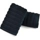 thumbnail image 1 of wonima01 2-Pack Bathroom Hand Towels (Black) Ribbed – Guest Room & Spa Premium Cotton Face Towels 13” x 29”, Soft and Quick Drying 480 GSM, 1 of 1