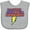 AC-Heather Grey, variant on Inktastic These Fools Put My Cape on Backwards&reg; Superhero Boys or Girls Baby Bib
