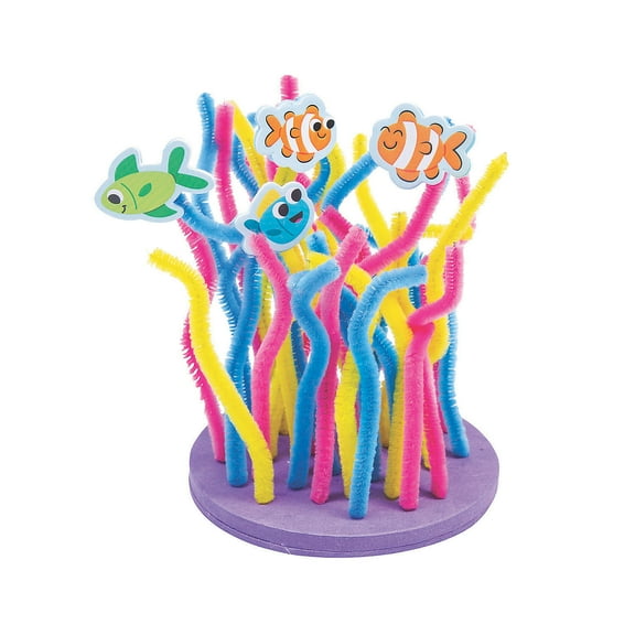 Under the Sea Coral Craft Kit, Makes 12, Craft Kits, Birthday, Party Favors, 12 Pieces