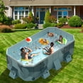 Yabanana Above Ground Pool Foldable Swimming Pool Non-Inflatable Kiddie