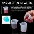 thumbnail image 3 of Babibeauty 10 Pcs Silicone 100ml Measuring Cup for Jewelry Crystal Scale Resin Glue Molds, 3 of 10