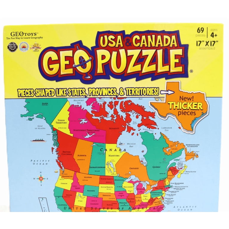 Geotoys - GeoPuzzle Latin America - Walmart.com