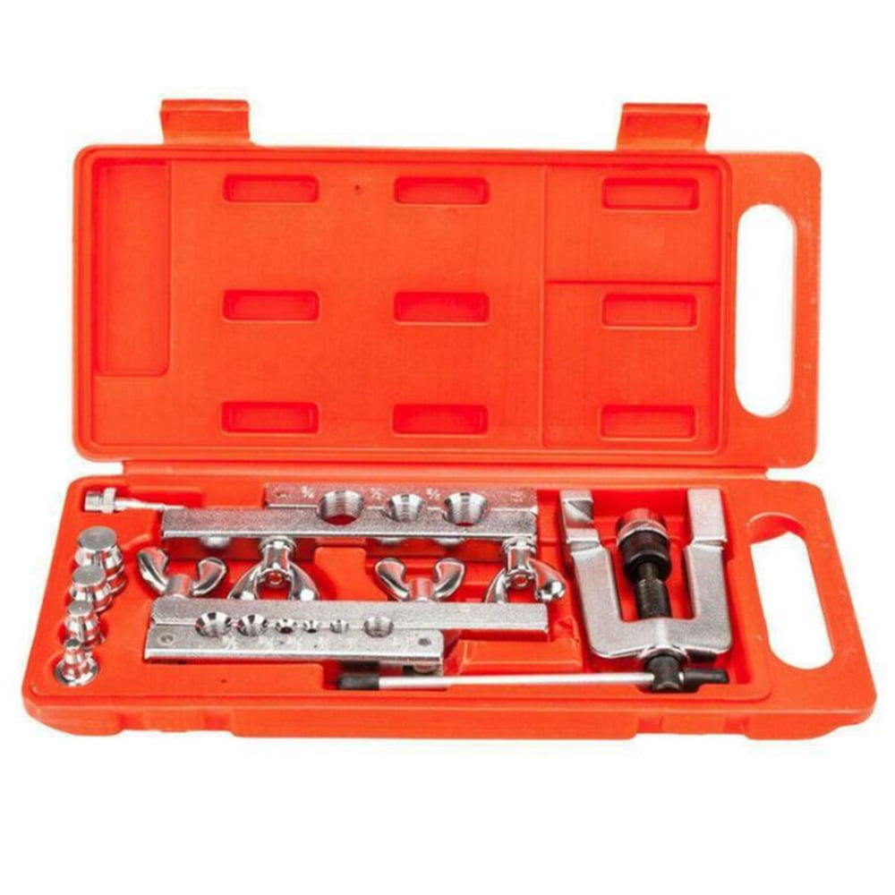 9TRADING Portable HVAC Flaring and Swaging Tool Kit OD Soft Refrigeration Copper Tubing 9TRADING Portable HVAC Flaring and Swaging Tool Kit OD Soft Refrigeration Copper Tubing