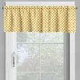 thumbnail image 2 of Ambesonne Orange Valance Pack of 2, Classic Folk Flower Ornament, 54"X18", White, 2 of 5