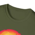 thumbnail image 3 of Volcano Hawaii Sun Set Unisex Softstyle T-Shirt Boho Style, 3 of 3