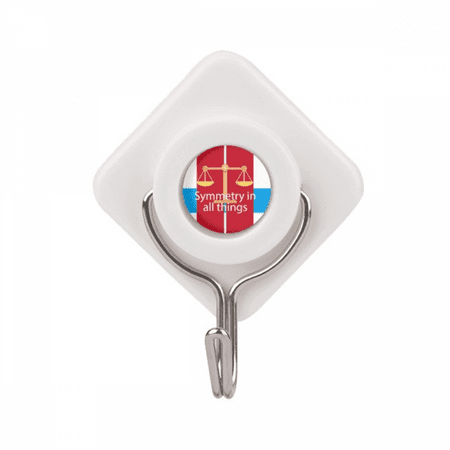 

Symmetry鈥侷n鈥侫ll鈥俆hings Adhesive Wall Hooks Hanging Self Sticky