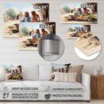 thumbnail image 4 of Designart "Market Scene with an African Woman I" Fashion Woman Metal Wall Decor, 4 of 5
