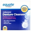 Equate Antibacterial Denture Cleanser Tablets, 40 Ct