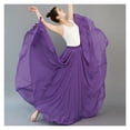 thumbnail image 4 of 360/540/720 Degree Chiffon Skirt Ballet Belly Dance Women Gypsy Long Skirts Dancer Practice Wear Assorted Dance Skirt, 4 of 7