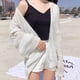 thumbnail image 2 of Guardurnaity Cárdigan De Color Sólido Para Mujer Abrigo De Verano Fácil De Combinar Con Cualquier Estilo Cárdigan Manga De Verano Para Mujer Prendas para la parte del cuerpo color albaricoque, 2 of 6