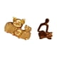 thumbnail image 5 of Escultura De Resina Moderna De Un Animal Y Un Pensador Humano, Adorno Coleccionable De Escritorio Para Estantería, Oficina, Bar, Decoración De Centro De Mesa De Boda., 5 of 8
