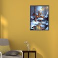 thumbnail image 2 of (JC103) Resina Con Cabina Nieve Y Paisaje 30x40CM, 2 of 9