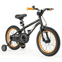Costway 16-Inch Kid’s Bike for 4-7 Years Old with Adjustable Saddle & Anti-slip Handlebar Black