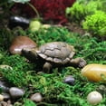 thumbnail image 3 of 2 Pcs Resin Simulated Turtle, Turtle Statuary, Turtle Outdoor Statue Tortoise Garden Figurine Home Decor Sculpture Ornament 2.76 x 2.2", 3 of 5
