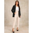 thumbnail image 4 of DARING DIVA Women's Long Sleeve Open Front Business Blazer Jacket XS Black, 4 of 6