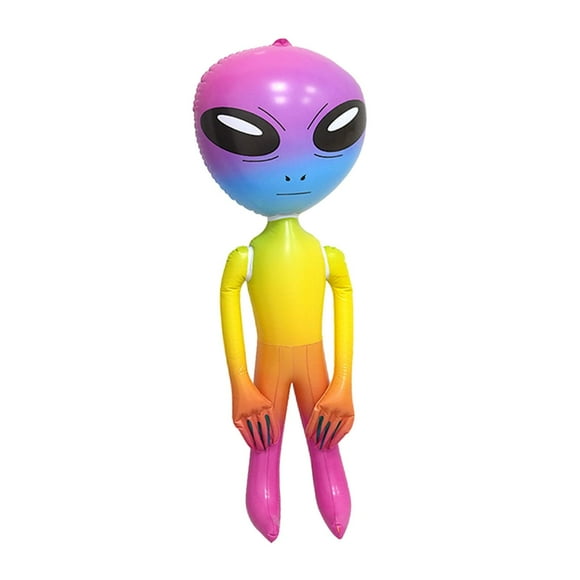 Juguetes inflables de extraterrestres, globos inflables, adornos decorativos para Halloween. Colorido 90cm