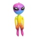 thumbnail image 1 of Juguetes inflables de extraterrestres Soledad decoración inflable Halloween 90cm, 1 of 10