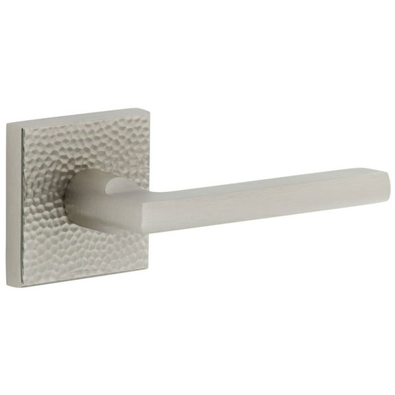 Viaggio Qadmhmmil_Psg_234_Rh Quadrato Hammered Right Handed Solid Brass Passage Door Lever