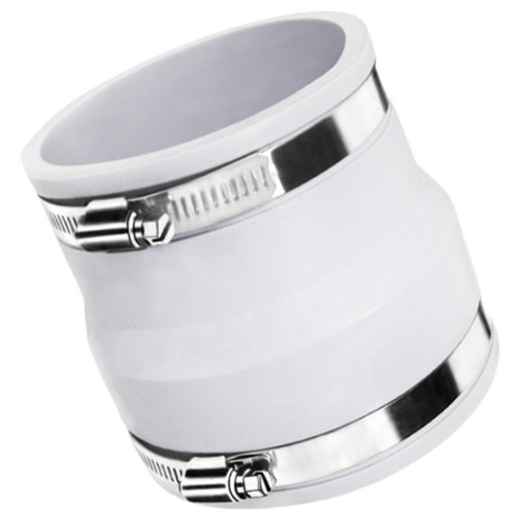 YIEMEEN Duct Adapter Round to Oval Laundry Dryer Vent Connector Steel Clamp Connector