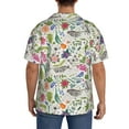 thumbnail image 3 of Kdxio Men's Hawaiian Shirt for Men Short Sleeve Shirt Rabbit And Butterfly Summer Casual Holiday Beach Button Down T-Shirts, 3 of 7