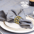 thumbnail image 4 of 24 Pcs Porte-Serviettes Rond en Maille, Ensemble de Table Adapté pour Occasions Décontractées Ou Formelles et Fêtes de Mariage, 4 of 9