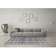 thumbnail image 3 of Ahgly Company Indoor Square Abstract Gray Modern Area Rugs, 3' Square, 3 of 4