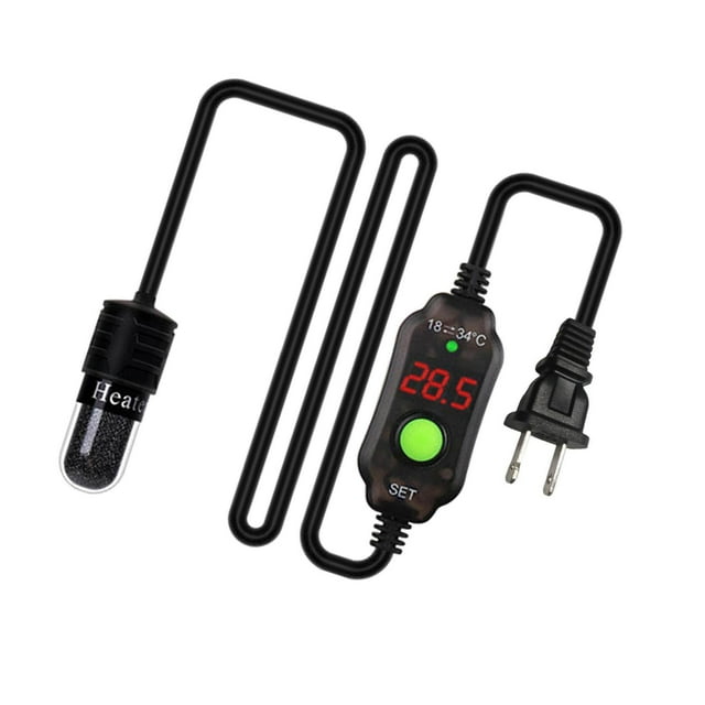 Qualitchoice Aquarium Fish Tank Heater Submersible Thermostat Heat Rod Submersible Turtle for Betta 10W