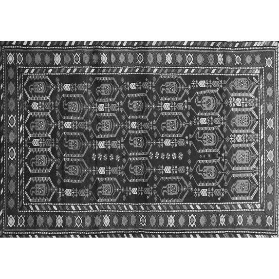 Ahgly Company Indoor Rectangle Persian Gray Traditional Area Rugs, 6' x 9'