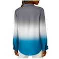 thumbnail image 5 of ylioge Long Sleeve Shirts for Women Plus Size S-5X Button-Down Blouses Tops Womens Trendy Gradient Printed Loose Lapel Going-Out Beach Tshirts Shirt, 5 of 6