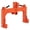 orange, variant on 3 Point Quick Hitch Category 1, 3000 LBS Heavy Duty Tractor Quick Hitch with 2" Receiver, No Bushing Required, 5 Level Adjustable Bolt & Reinforced Steel Frame for Farm Implements
