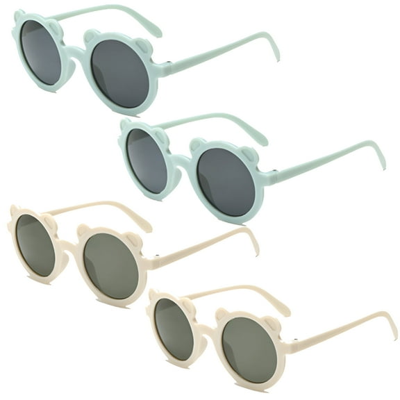 GJX 4Pcs Baby Sunglasses Toddler Girl Sunglasses Kids Sunglasses Boys,Style1