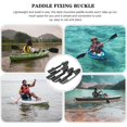 thumbnail image 3 of Universal Paddle Buckle Paddle Fixing Buckle for Canoes Black Plastic for Fixing Paddle 4 Sets, 3 of 5