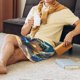 thumbnail image 5 of Fotbe Sunshine Underwater Sand Turtle Pantalones Cortos de Pijama para Hombre, Ropa de Dormir, Pantalones de Pijama Cortos para Hombre-3X-Large, 5 of 6
