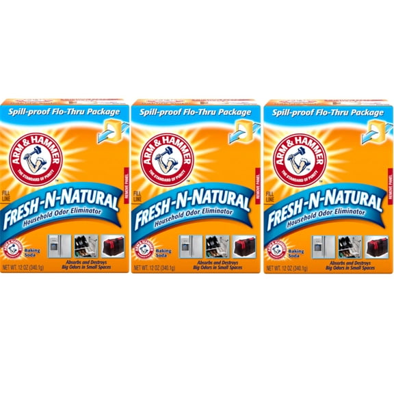 3 Pack - Arm & Hammer Fresh-N-Natural Odor Absorber, 12 oz