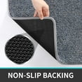 thumbnail image 4 of Tapis d'Entrée Intérieur, Tapis de Porte Antidérapant Doux Lavable en Machine Ultra Absorbant et Résistant Intérieur Ou Extérieur Tapis de Porte avant - 50 x 80cm, Gris/bleu, 4 of 5