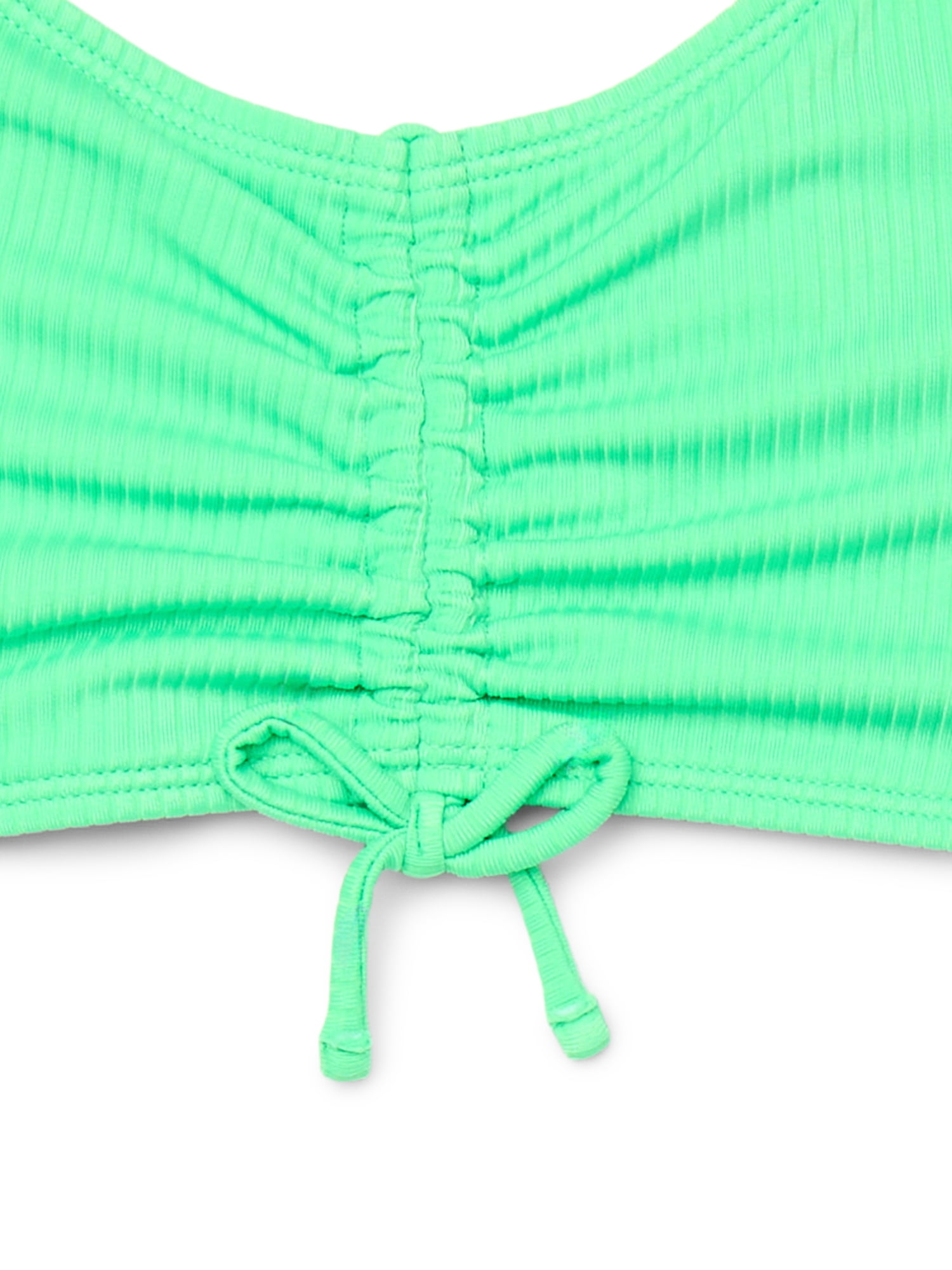 Ocean Gear Girls Braided Bikini Top and Mid-Rise Bottoms Swim Set, 2-Piece, Sizes 4-18