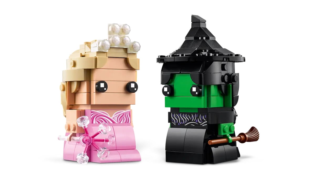 LEGO BrickHeadz Elphaba & Glinda Figures Set 40794 - Walmart.com