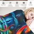 thumbnail image 3 of Sheronv Music Notes Treble Clef Warm Lightweight Blanket Soft Fleece Blankets for All Seasons - Flannel Material Throw Blanket Living Room Sofa Decor Cow Gifts Blanket 50x60in, 3 of 6